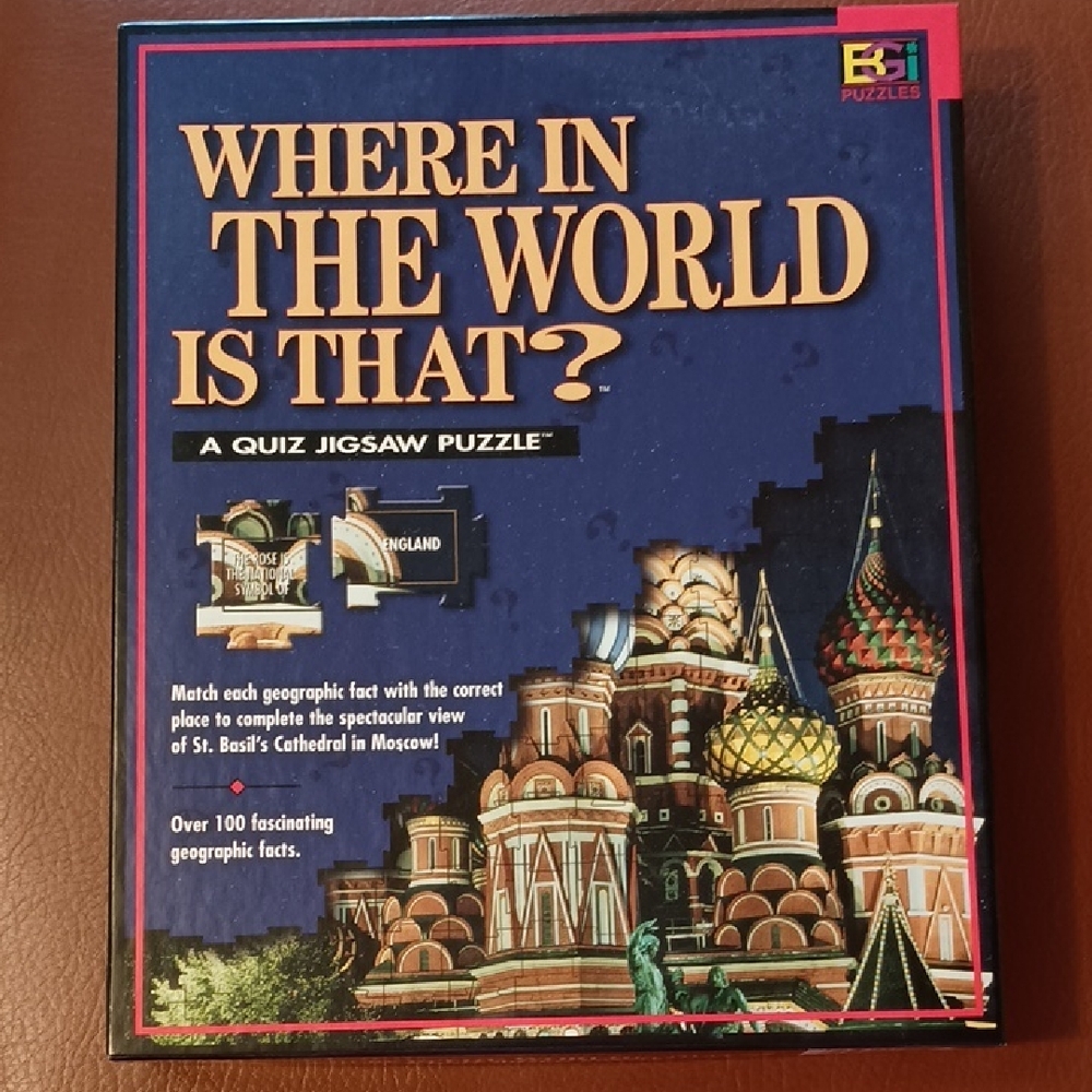 Where in the World Is That? Quiz Jigsaw Puzzle - 252 Pieces